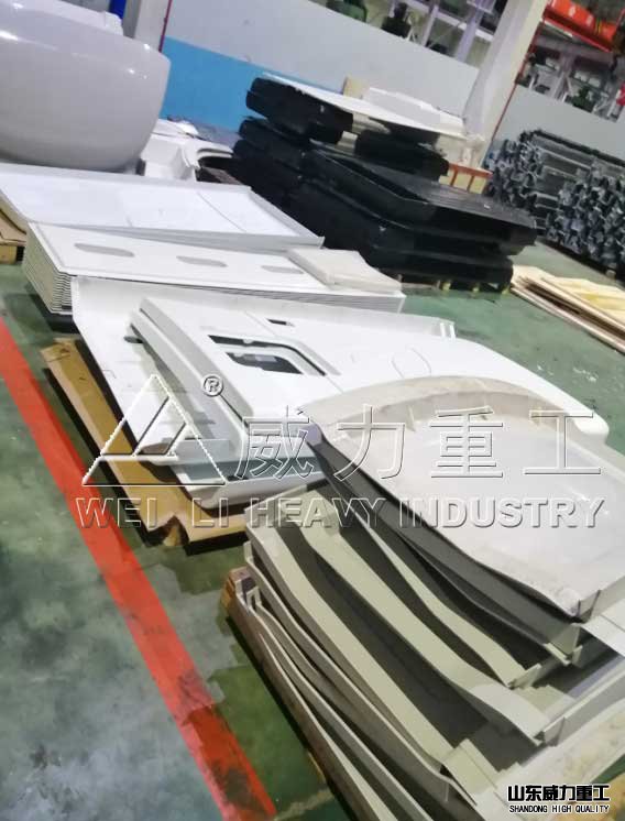 框架式复合材料液压机的模压案例