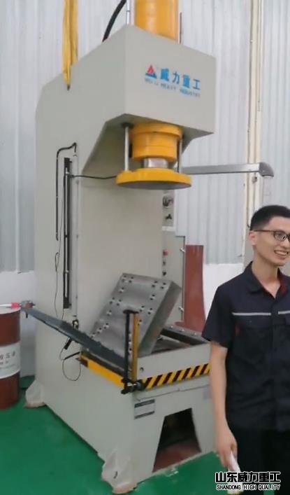 100吨单臂整形液压机
